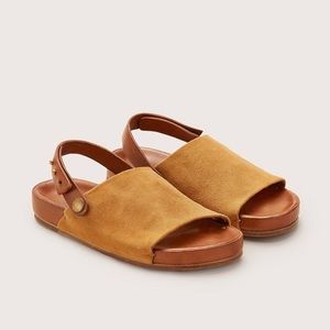 Feit Handcrafted One Strap Sandal : Tan